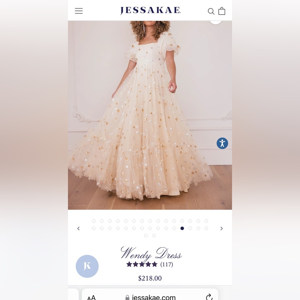 Jessa Kate gown size large. Worn once for 3 hours